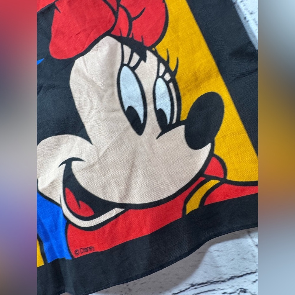 Vintage Mickey & the Gang Disney Colorful Characters Bandana - Picture 2 of 5